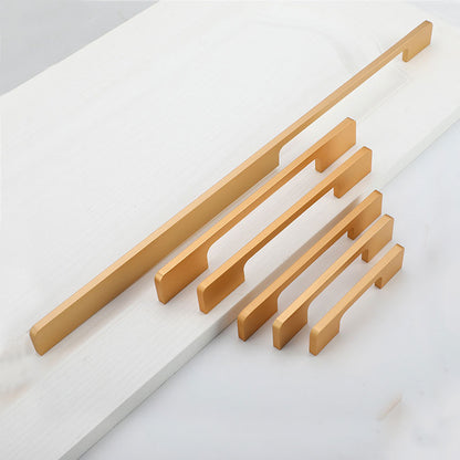 Slim Design Kitchen Cabinet Handles Drawer Bar Handle Pull Gold 96MM V324-5808-GD-96