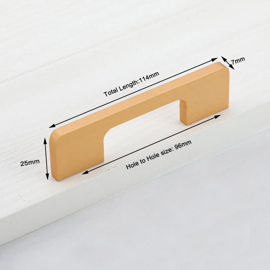 Slim Design Kitchen Cabinet Handles Drawer Bar Handle Pull Gold 96MM V324-5808-GD-96
