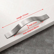 96mm Brushed Silver Furniture Kitchen Bathroom Cabinet Handles Drawer Bar Handle Pull Knob V324-5826-96