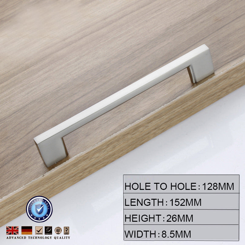 Brushed Nickel Kitchen Door Cabinet Drawer Handle Pulls 128MM V324-5827-128