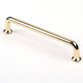 128mm Polished gold Furniture Kitchen Bathroom Cabinet Handles Drawer Bar Handle Pull Knob V324-6060-128