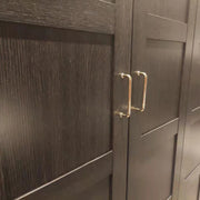 128mm Polished gold Furniture Kitchen Bathroom Cabinet Handles Drawer Bar Handle Pull Knob V324-6060-128