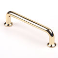 96mm Polished gold Furniture Kitchen Bathroom Cabinet Handles Drawer Bar Handle Pull Knob V324-6060-96