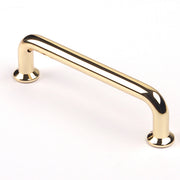 96mm Polished gold Furniture Kitchen Bathroom Cabinet Handles Drawer Bar Handle Pull Knob V324-6060-96