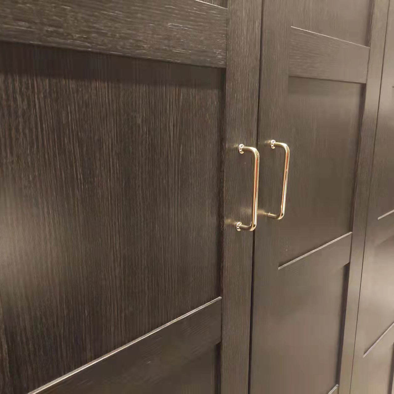 96mm Polished gold Furniture Kitchen Bathroom Cabinet Handles Drawer Bar Handle Pull Knob V324-6060-96