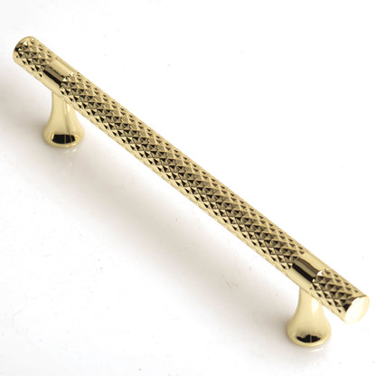 Gold Solid Zinc Kitchen Cabinet Handles Drawer Bar Handle Pull 128mm V324-6151GD-128