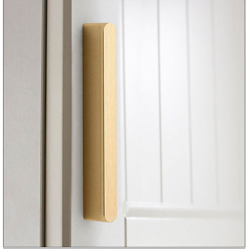 Solid Zinc Furniture Kitchen Bathroom Cabinet Handles Drawer Bar Handle Pull Knob Gold 128mm V324-6836GD-128