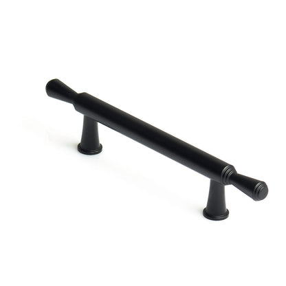 Black Zinc Kitchen Cabinet Handles Drawer Bar Handle Pull 96mm V324-6892BK-96