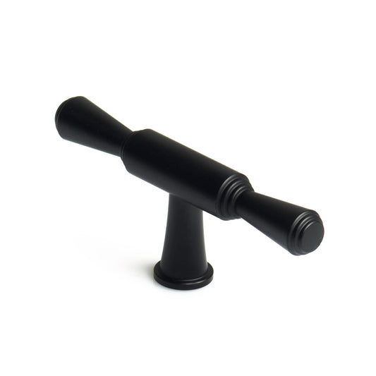 Black Zinc Kitchen Cabinet Handles Drawer Bar Handle Pull T V324-6892BK-T