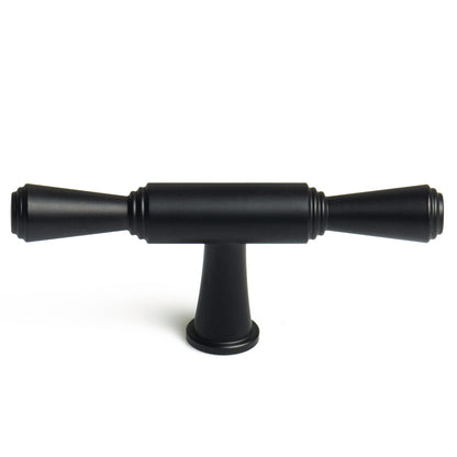 Black Zinc Kitchen Cabinet Handles Drawer Bar Handle Pull T V324-6892BK-T
