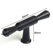 Black Zinc Kitchen Cabinet Handles Drawer Bar Handle Pull T V324-6892BK-T