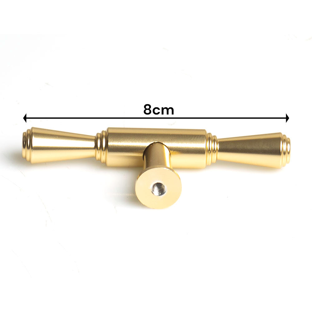 Gold Zinc Kitchen Cabinet Handles Drawer Bar Handle Pull T V324-6892GD-T