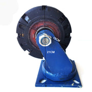 Industrial 500kg 6inch Heavy Duty Machine Solid rubber Caster Swivel Wheel V324-6IN-INSW500