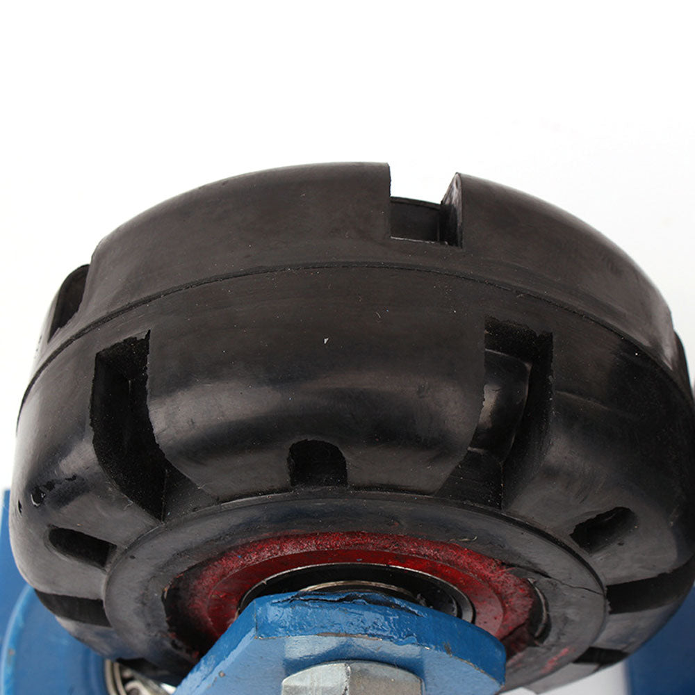 Industrial 500kg 6inch Heavy Duty Machine Solid rubber Caster Swivel Wheel V324-6IN-INSW500