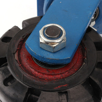 Industrial 500kg 6inch Heavy Duty Machine Solid rubber Caster Swivel Wheel V324-6IN-INSW500