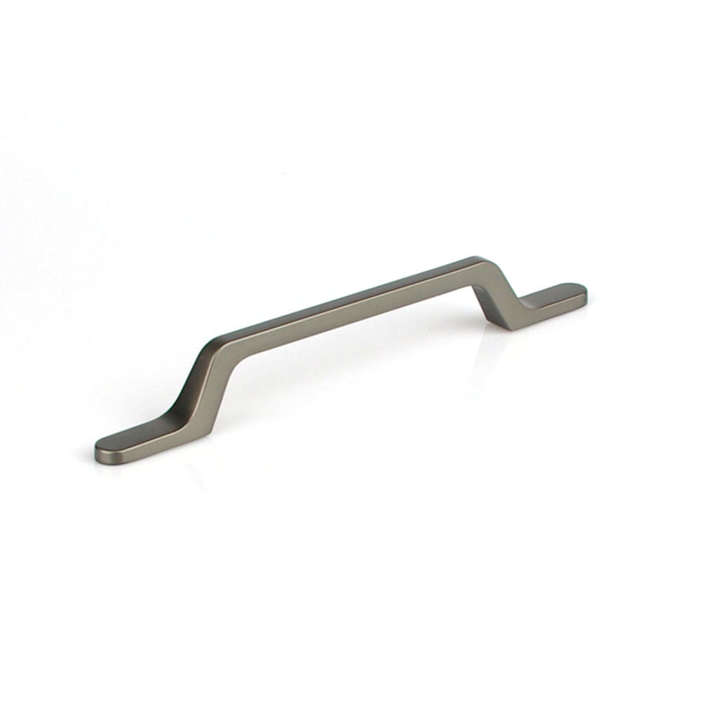 Black Zinc Kitchen Cabinet Handles Drawer Bar Handle Pull 128mm V324-7633BK-128