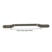 Black Zinc Kitchen Cabinet Handles Drawer Bar Handle Pull 128mm V324-7633BK-128