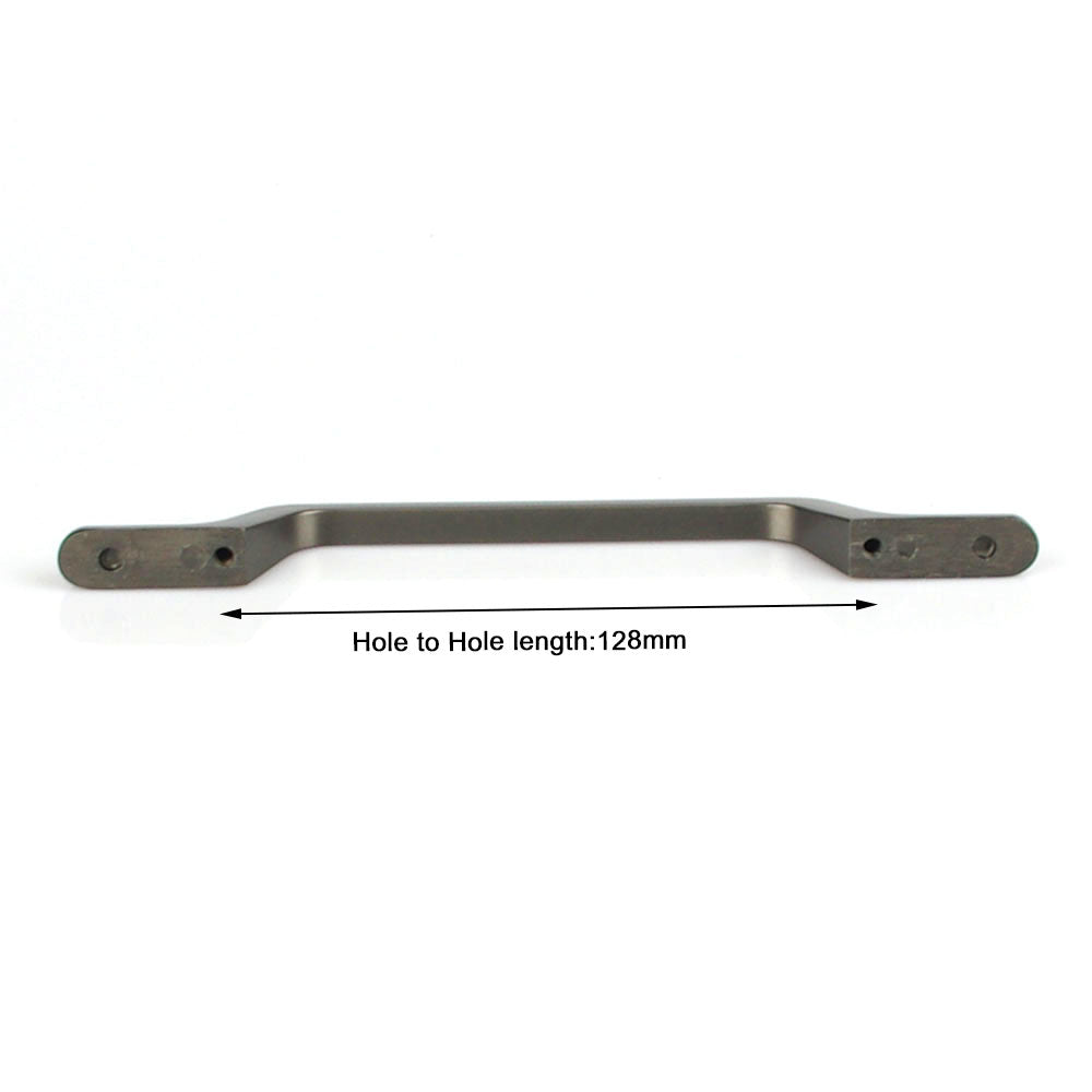 Black Zinc Kitchen Cabinet Handles Drawer Bar Handle Pull 128mm V324-7633BK-128