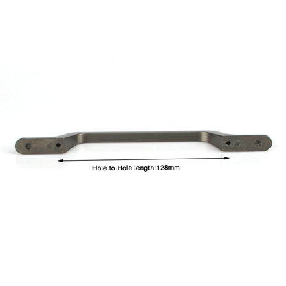 Black Zinc Kitchen Cabinet Handles Drawer Bar Handle Pull 128mm V324-7633BK-128