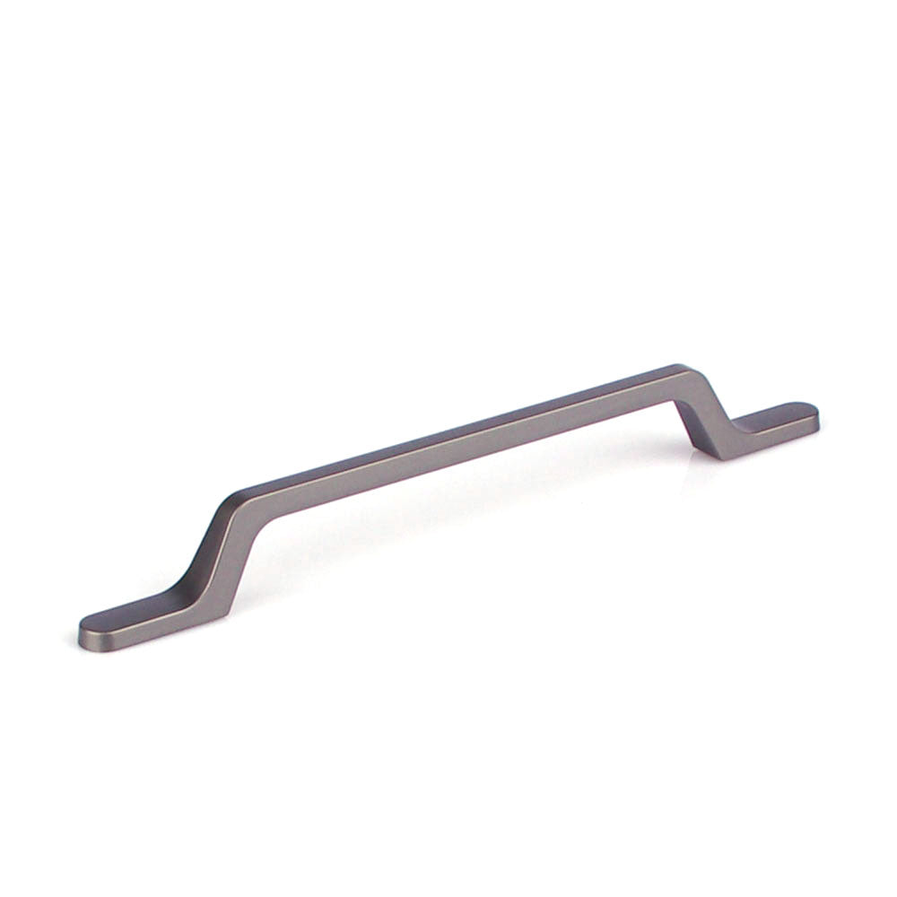 Black Zinc Kitchen Cabinet Handles Drawer Bar Handle Pull 160mm V324-7633BK-160