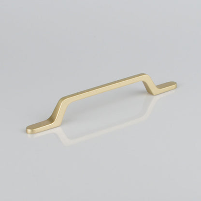Gold Zinc Kitchen Cabinet Handles Drawer Bar Handle Pull 128mm V324-7633GD-128