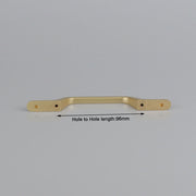 Gold Zinc Kitchen Cabinet Handles Drawer Bar Handle Pull 96mm V324-7633GD-96