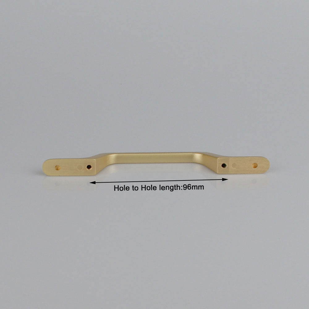 Gold Zinc Kitchen Cabinet Handles Drawer Bar Handle Pull 96mm V324-7633GD-96