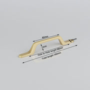 Gold Zinc Kitchen Cabinet Handles Drawer Bar Handle Pull 96mm V324-7633GD-96