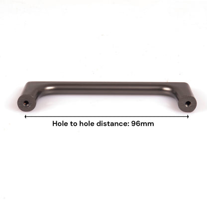 Black Zinc Kitchen Cabinet Handles Drawer Bar Handle Pull 96mm V324-7635BK-96