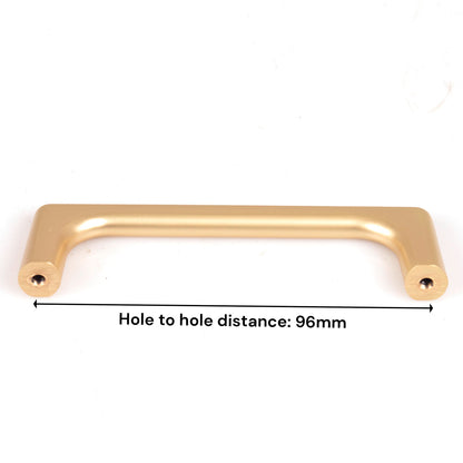 Gold Zinc Kitchen Cabinet Handles Drawer Bar Handle Pull 96mm V324-7635GD-96