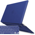 MacBook Air 13 Inch Case 2020 2019 2018, A1932, A2179,A2337 Shell Case Keyboard Cover Blue V324-A1932-M-BLUE