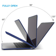 MacBook Air 13 Inch Case 2020 2019 2018, A1932, A2179,A2337 Shell Case Keyboard Cover Blue V324-A1932-M-BLUE
