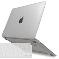 MacBook Air 13 Inch Case 2020 2019 2018, A1932, A2179, A2337 Shell Case Keyboard Cover Clear V324-A1932-M-CLEAR