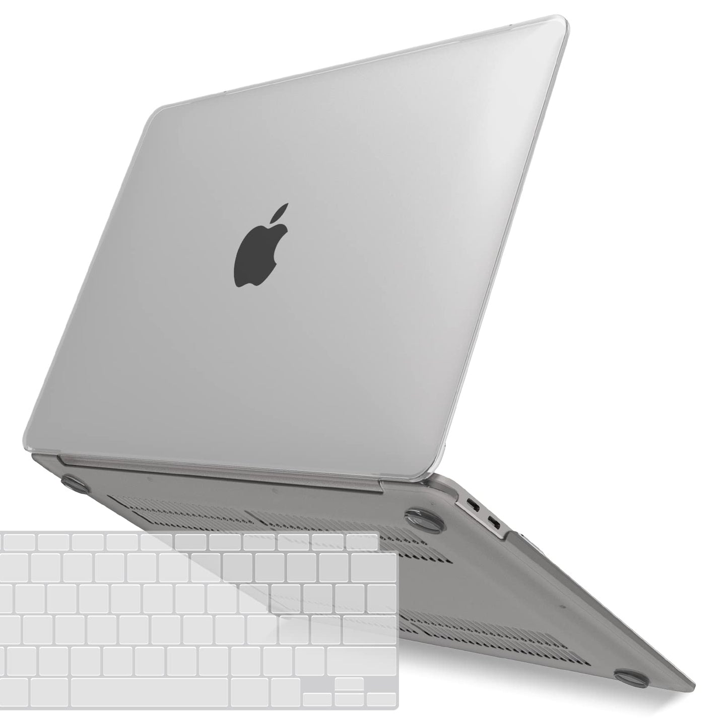 MacBook Air 13 Inch Case 2020 2019 2018, A1932, A2179, A2337 Shell Case Keyboard Cover Clear V324-A1932-M-CLEAR