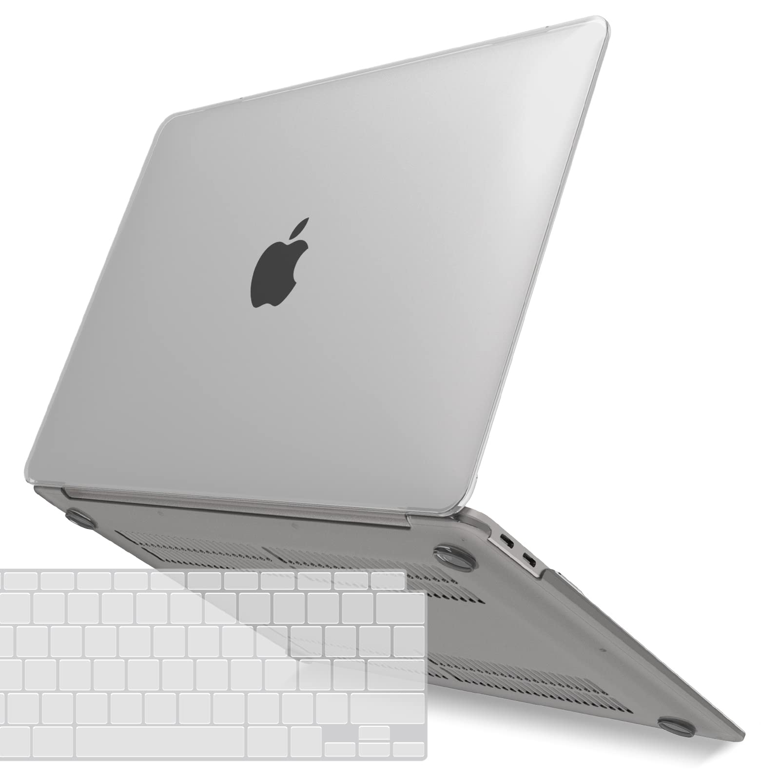 MacBook Air 13 Inch Case 2020 2019 2018, A1932, A2179, A2337 Shell Case Keyboard Cover Clear V324-A1932-M-CLEAR