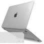 MacBook Air 13 Inch Case 2020 2019 2018, A1932, A2179, A2337 Shell Case Keyboard Cover Clear V324-A1932-M-CLEAR