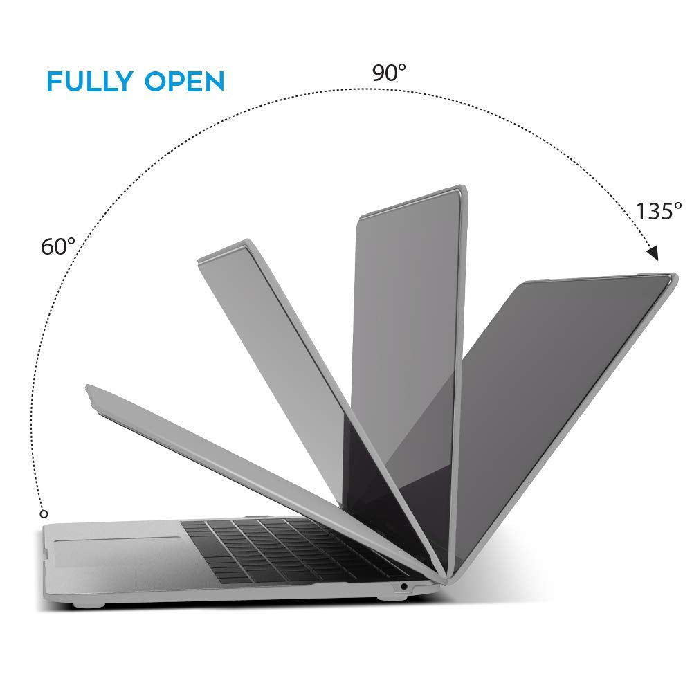 MacBook Air 13 Inch Case 2020 2019 2018, A1932, A2179, A2337 Shell Case Keyboard Cover Clear V324-A1932-M-CLEAR