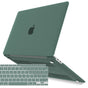 Suitable for MacBook Air 13 Inch Case 2022 2021 2020 2019 2018, A1932, A2179, A2337 Shell Case Keyboard Cover V324-A1932-M-DGREEN