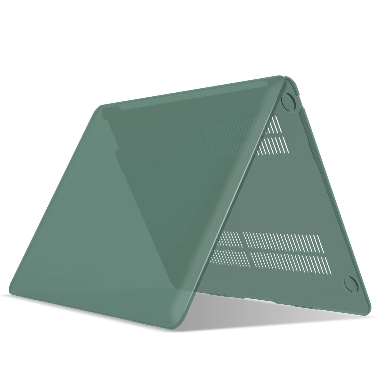 Suitable for MacBook Air 13 Inch Case 2022 2021 2020 2019 2018, A1932, A2179, A2337 Shell Case Keyboard Cover V324-A1932-M-DGREEN