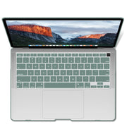 Suitable for MacBook Air 13 Inch Case 2022 2021 2020 2019 2018, A1932, A2179, A2337 Shell Case Keyboard Cover V324-A1932-M-DGREEN