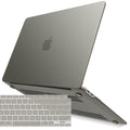 Suitable for MacBook Air 13 Inch Case 2022 2021 2020 2019 2018, A1932, A2179, A2337 Shell Case Keyboard Cover V324-A1932-M-GREY