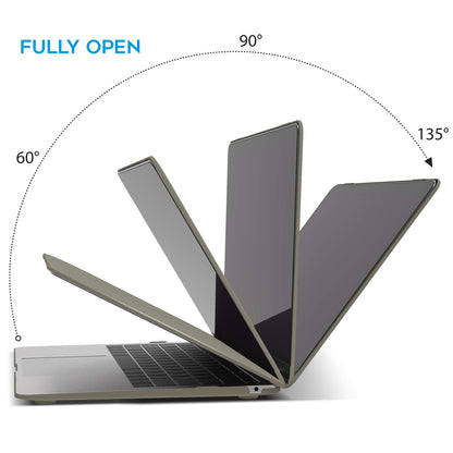 Suitable for MacBook Air 13 Inch Case 2022 2021 2020 2019 2018, A1932, A2179, A2337 Shell Case Keyboard Cover V324-A1932-M-GREY