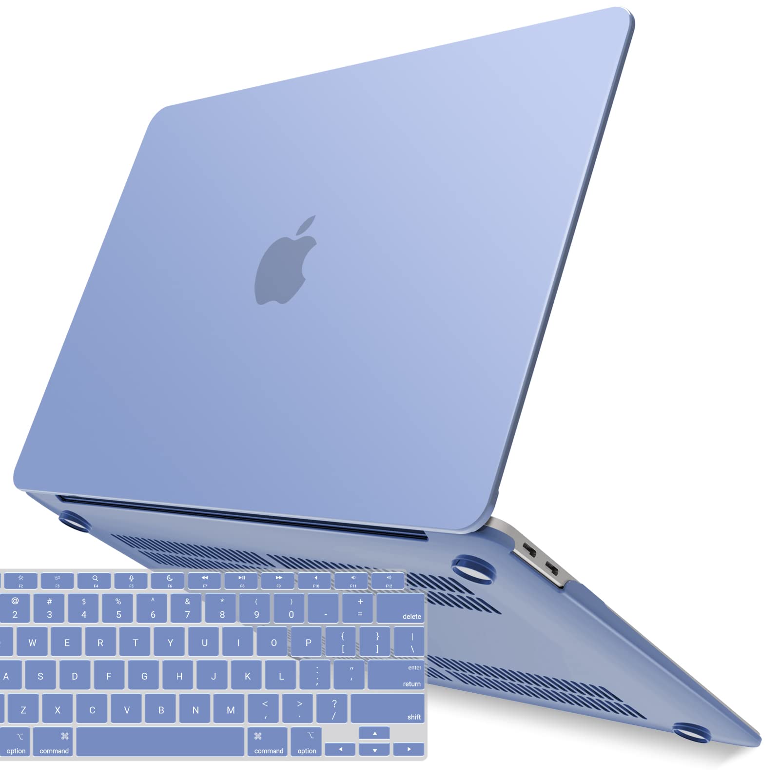 Suitable for MacBook Air 13 Inch Case 2022 2021 2020 2019 2018, A1932, A2179, A2337 Shell Case Keyboard Cover V324-A1932-M-LAVER
