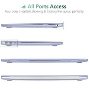 Suitable for MacBook Air 13 Inch Case 2022 2021 2020 2019 2018, A1932, A2179, A2337 Shell Case Keyboard Cover V324-A1932-M-LAVER