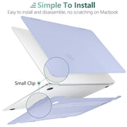 Suitable for MacBook Air 13 Inch Case 2022 2021 2020 2019 2018, A1932, A2179, A2337 Shell Case Keyboard Cover V324-A1932-M-LAVER