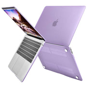 MacBook Air 13 Inch Case 2020 2019 2018, A1932, A2179, A2337 Shell Case Keyboard Cover Purple V324-A1932-M-PURPLE