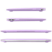 MacBook Air 13 Inch Case 2020 2019 2018, A1932, A2179, A2337 Shell Case Keyboard Cover Purple V324-A1932-M-PURPLE