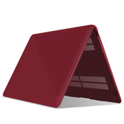 MacBook Air 13 Inch Case 2020 2019 2018, A1932, A2179,A2337 Shell Case Keyboard Cover Wine Red V324-A1932-M-WR