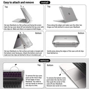 MacBook Air 13 Inch Case 2020 2019 2018, A1932, A2179,A2337 Shell Case Keyboard Cover Wine Red V324-A1932-M-WR