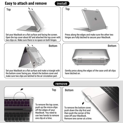 MacBook Air 13 Inch Case 2020 2019 2018, A1932, A2179,A2337 Shell Case Keyboard Cover Wine Red V324-A1932-M-WR